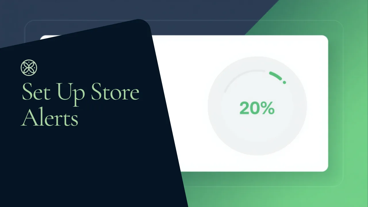Setting Up Alerts That Watch Your Store in /command - Nugglets